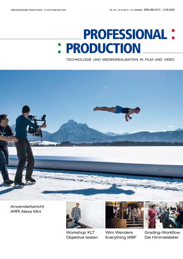 PROFESSIONAL PRODUCTION magazine side cover Issue 275 April/May 2015