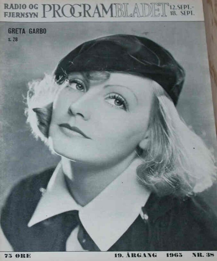 PROGRAM BLADET magazine side cover Issue 38 12 September 1965