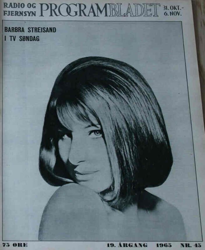 PROGRAM BLADET magazine side cover Issue 45 31 October 1965