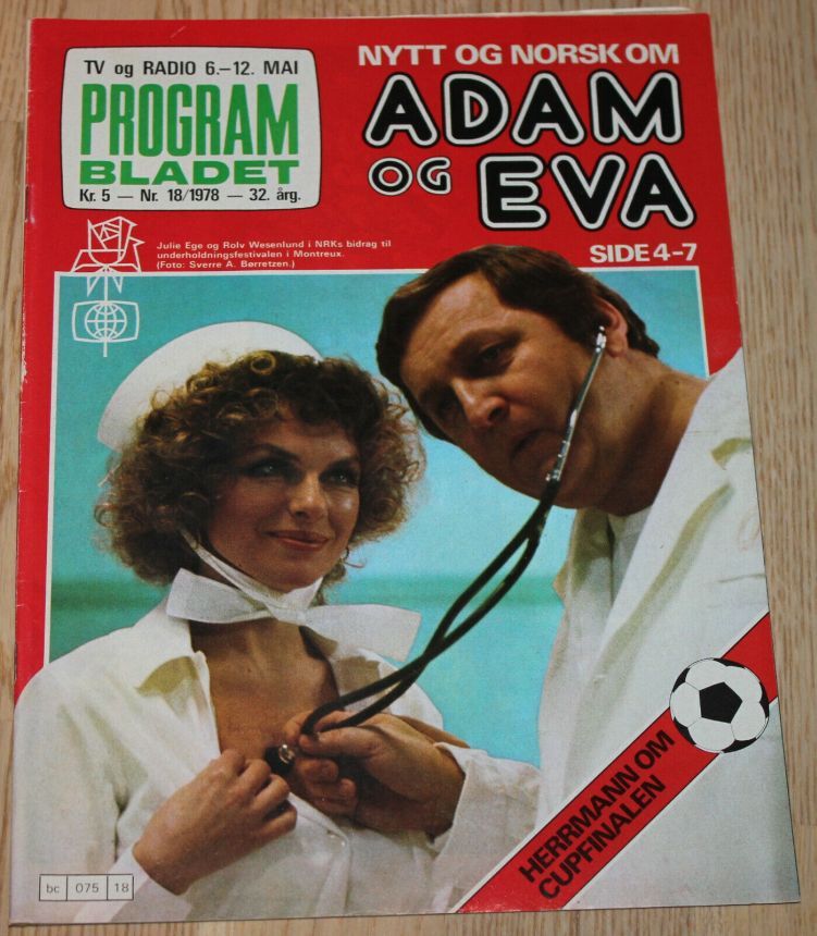 PROGRAM BLADET magazine side cover Issue 18 6 May 1978