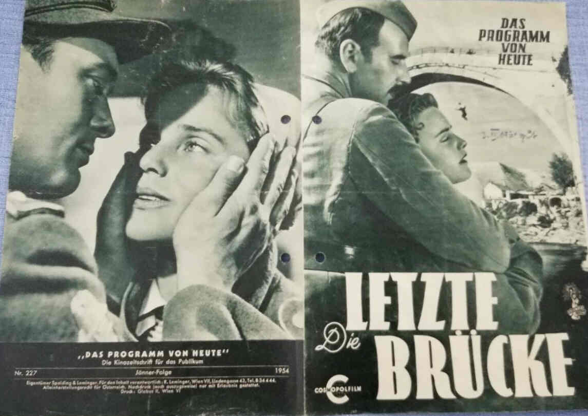 DAS PROGRAMM VON HEUTE (AT) magazine side cover Issue 227   1954