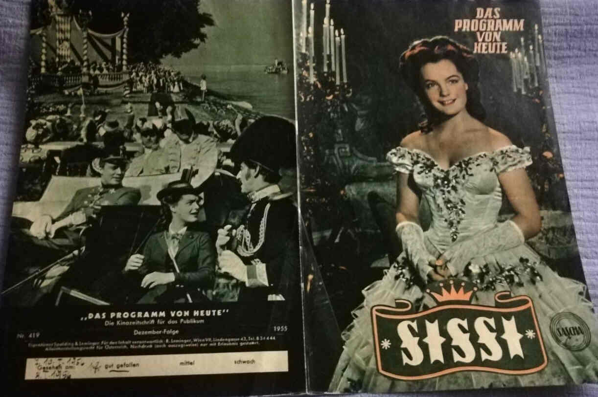 DAS PROGRAMM VON HEUTE (AT) magazine side cover Issue 419   1955