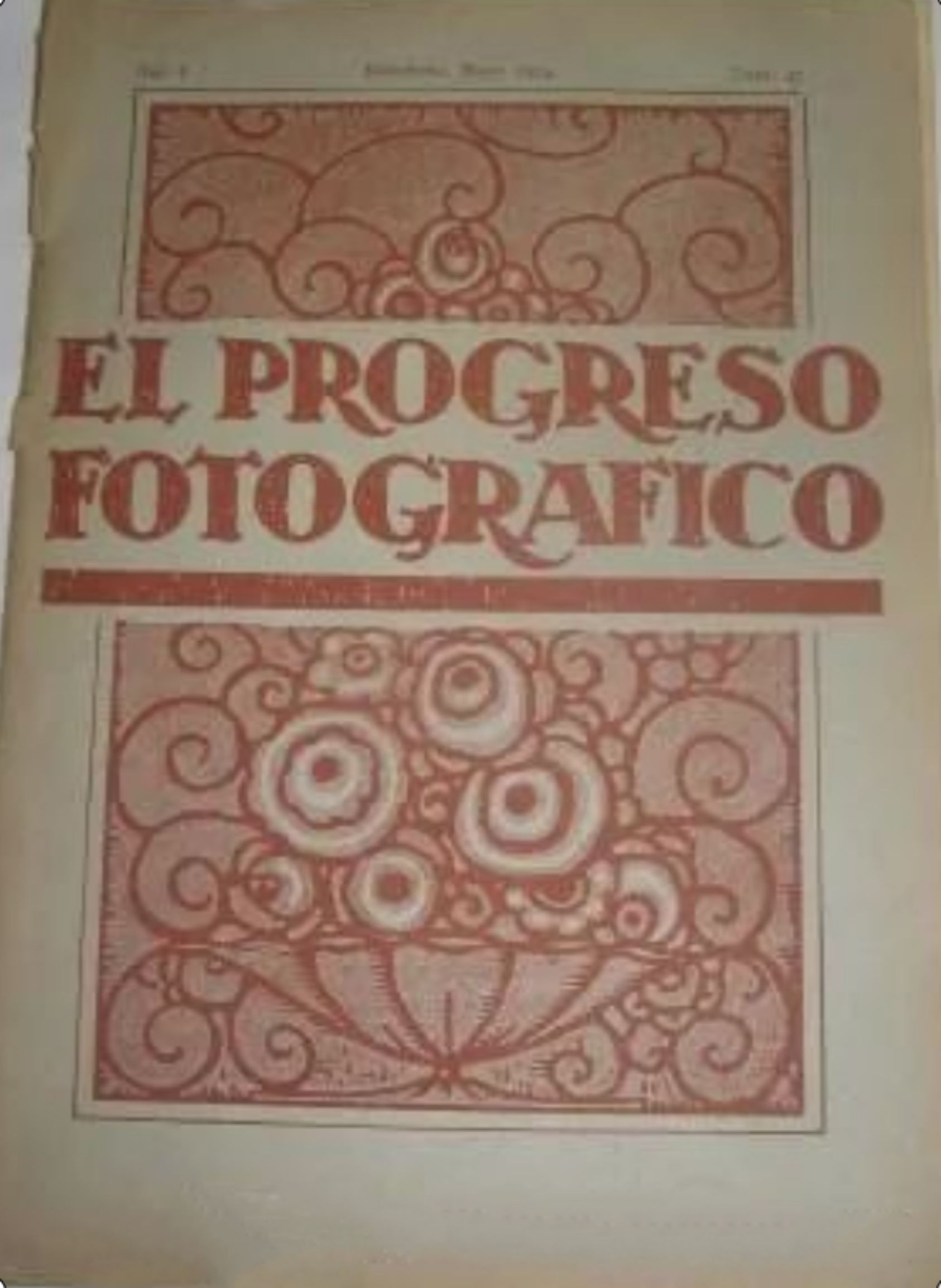 EL PROGRESO FOTOGRAFICO magazine side cover Issue 47  May 1924