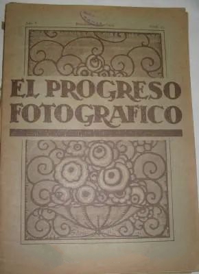 EL PROGRESO FOTOGRAFICO magazine side cover Issue 49  July 1924