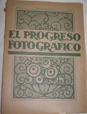EL PROGRESO FOTOGRAFICO magazine side cover Issue 50  August 1924