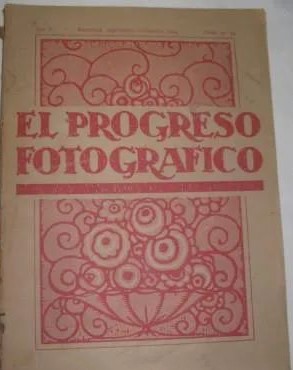EL PROGRESO FOTOGRAFICO magazine side cover Issue 51-54  September/October 1924