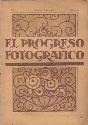 EL PROGRESO FOTOGRAFICO magazine side cover Issue 57  March 1925