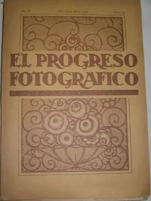EL PROGRESO FOTOGRAFICO magazine side cover Issue 59  May 1925