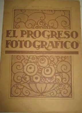 EL PROGRESO FOTOGRAFICO magazine side cover Issue 62  August 1925