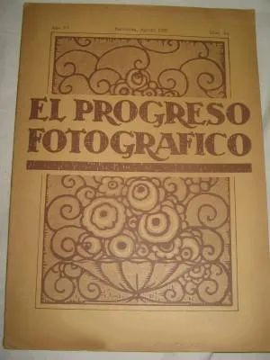 EL PROGRESO FOTOGRAFICO magazine side cover Issue 65  November 1925
