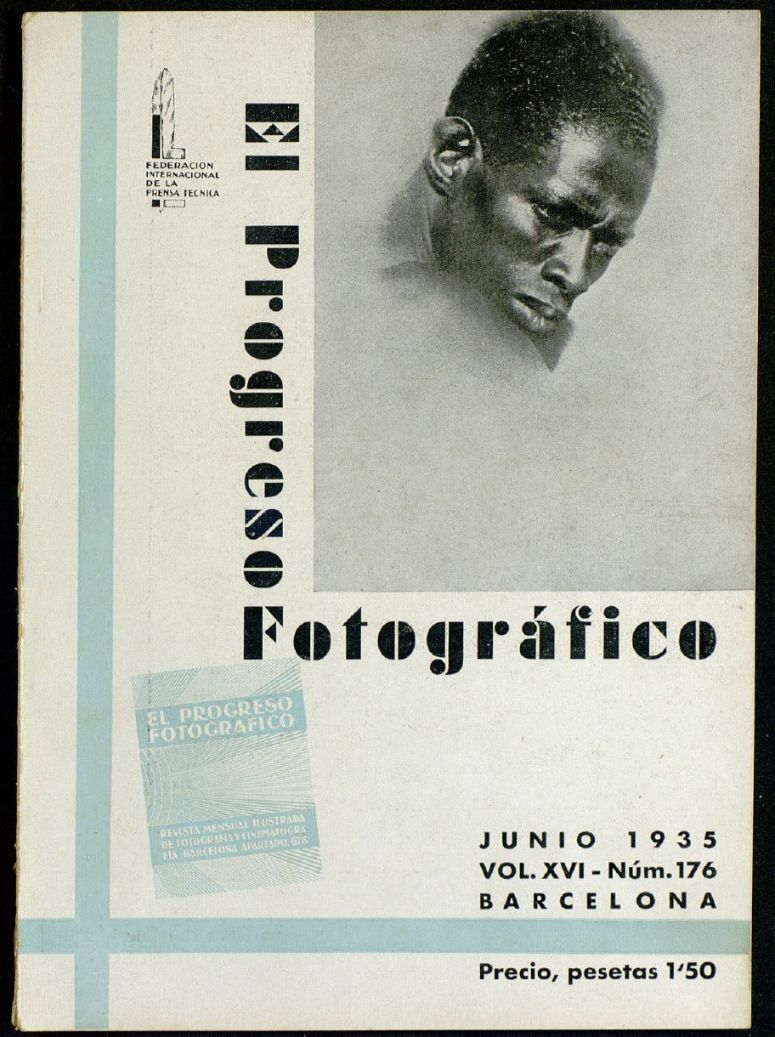 EL PROGRESO FOTOGRAFICO magazine side cover Issue 176  June 1935