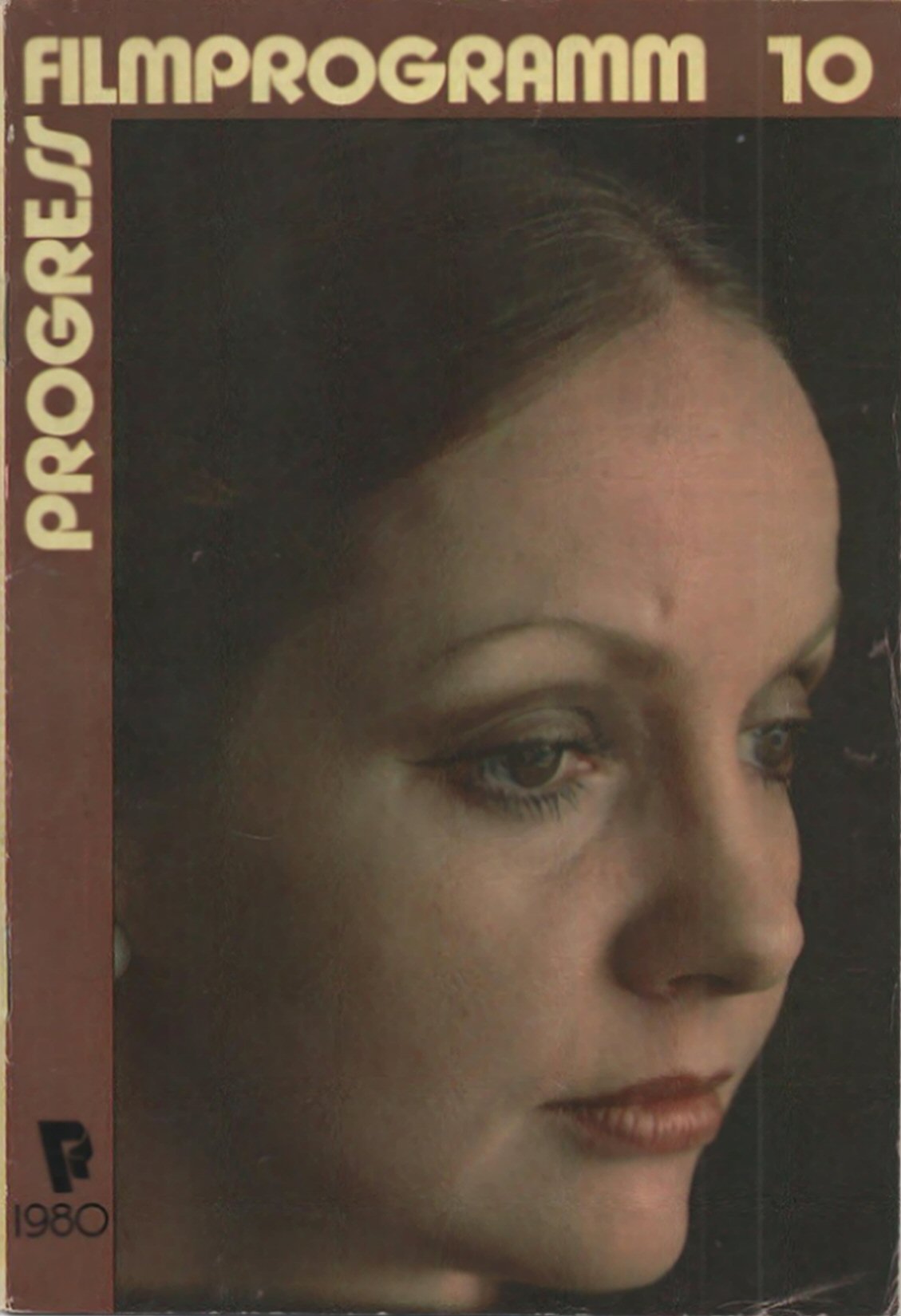 PROGRESS FILM PROGRAMM (1970s-90s) magazine side cover Issue 10   1980
