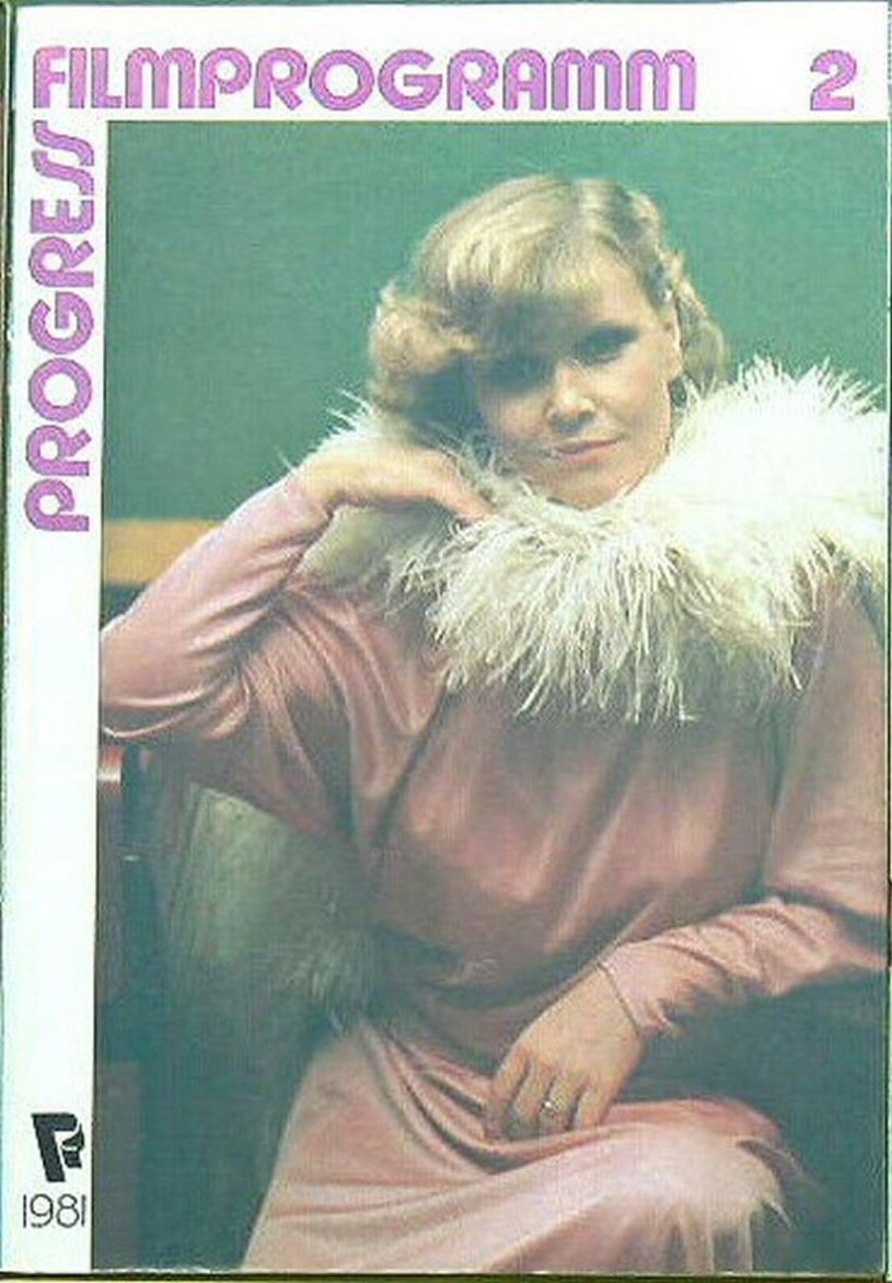 PROGRESS FILM PROGRAMM (1970s-90s) magazine side cover Issue 2   1981