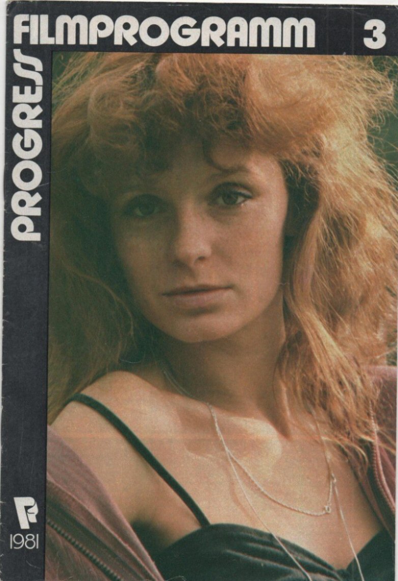 PROGRESS FILM PROGRAMM (1970s-90s) magazine side cover Issue 3   1981