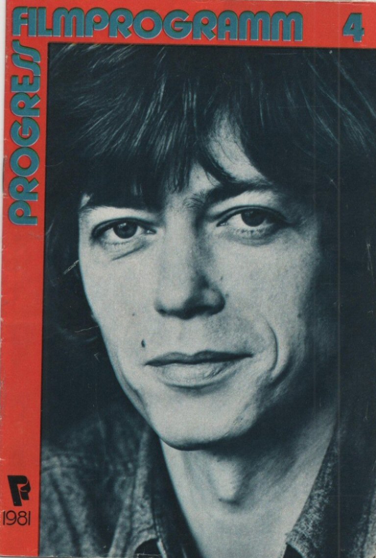 PROGRESS FILM PROGRAMM (1970s-90s) magazine side cover Issue 4   1981