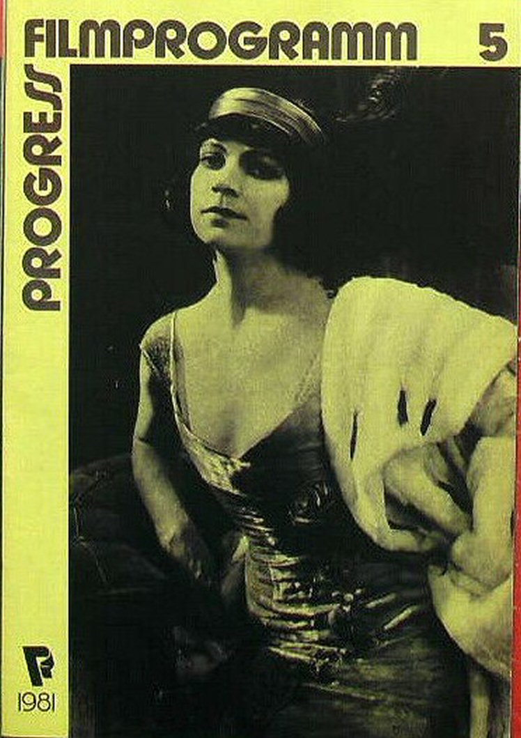 PROGRESS FILM PROGRAMM (1970s-90s) magazine side cover Issue 5   1981