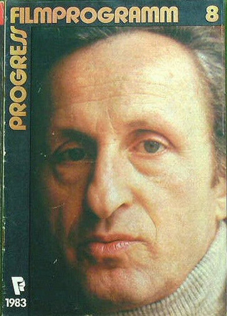 PROGRESS FILM PROGRAMM (1970s-90s) magazine side cover Issue 8   1983