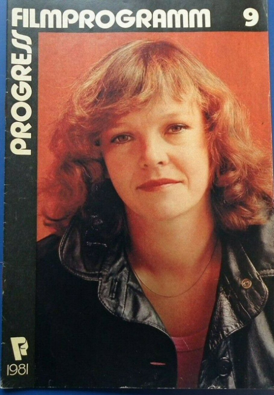 PROGRESS FILM PROGRAMM (1970s-90s) magazine side cover Issue 9   1981