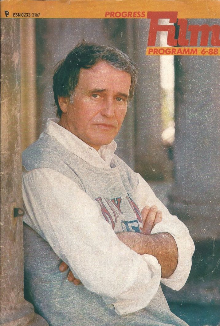 PROGRESS FILM PROGRAMM (1970s-90s) magazine side cover Issue 6   1988