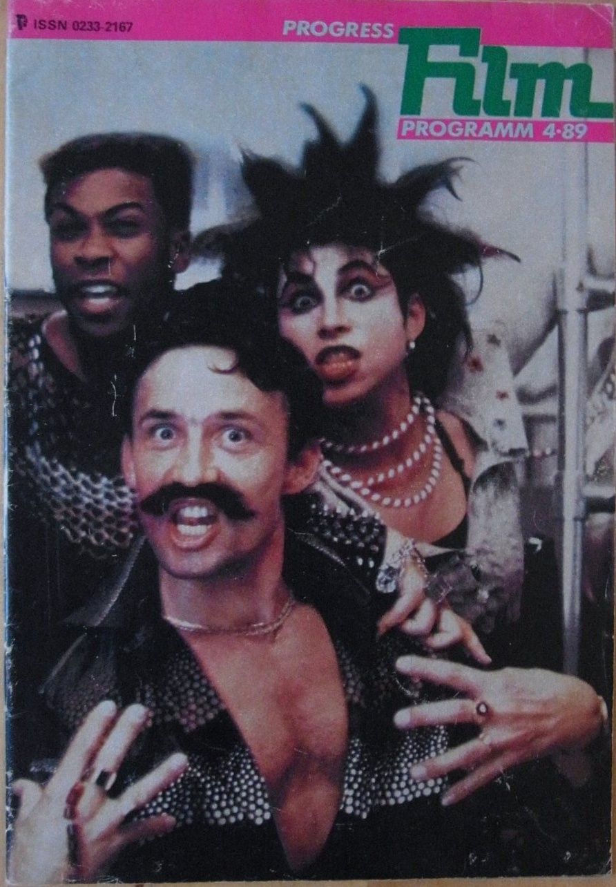 PROGRESS FILM PROGRAMM (1970s-90s) magazine side cover Issue 4   1989