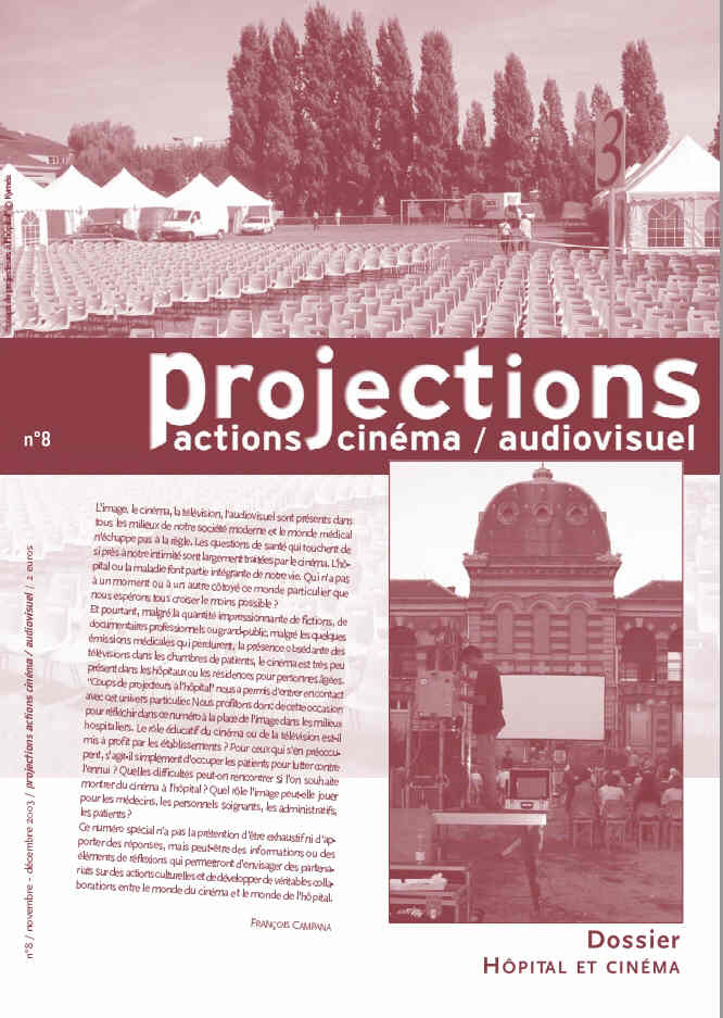 PROJECTIONS magazine side cover Issue 8 November/December 2003