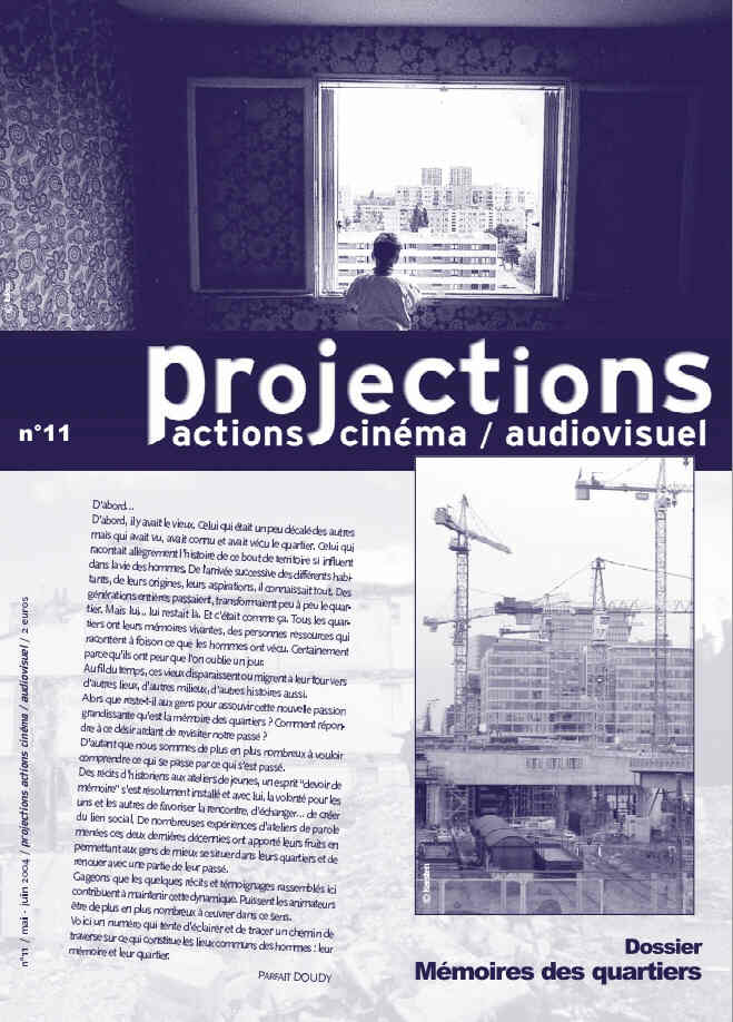 PROJECTIONS magazine side cover Issue 11 May/June 2004