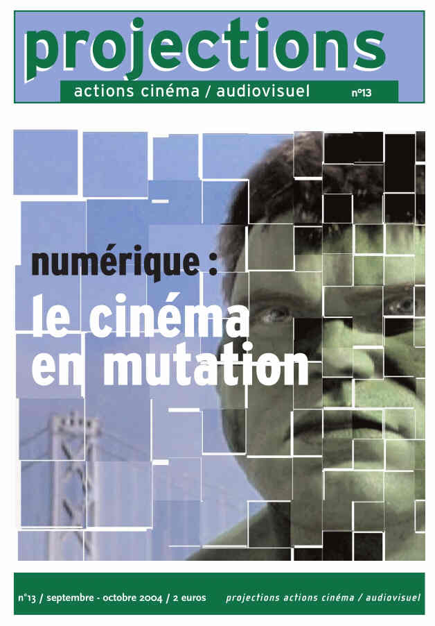 PROJECTIONS magazine side cover Issue 13 September/October 2004