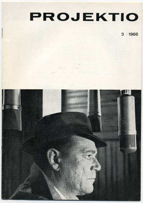 PROJEKTIO magazine side cover Issue 3   1966