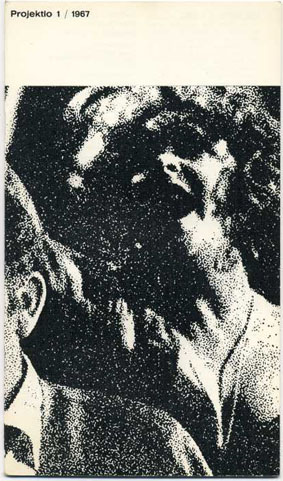 PROJEKTIO magazine side cover Issue 1   1967