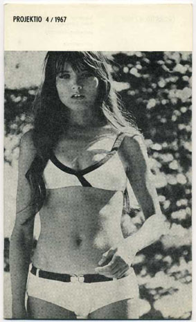 PROJEKTIO magazine side cover Issue 4   1967