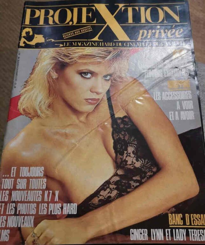 PROJEXTION PRIVEE magazine side cover Issue 10  October/November 1986