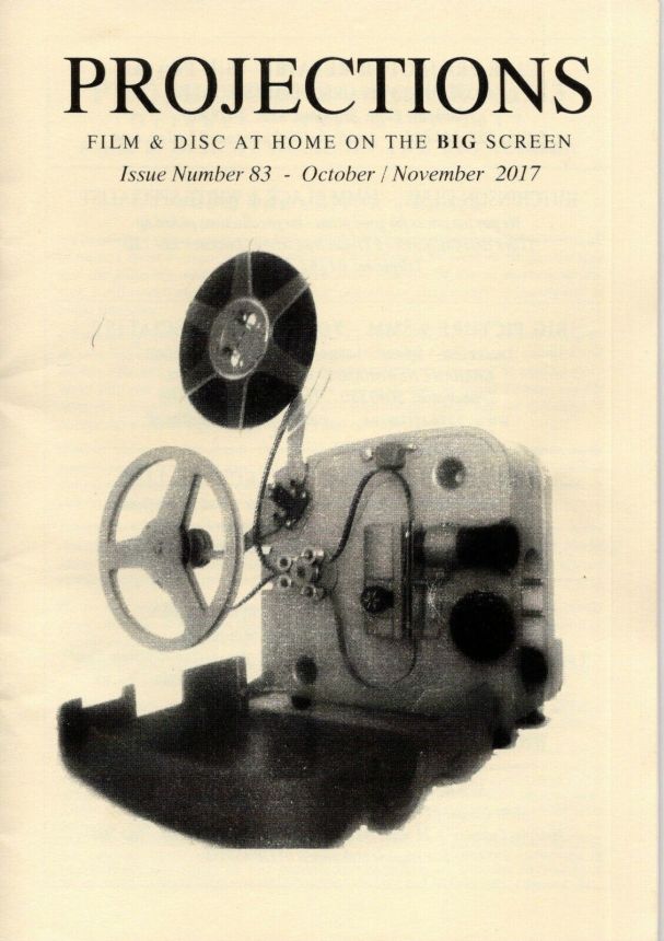 PROJECTIONS (UK) magazine side cover Issue 83  October/November 2017