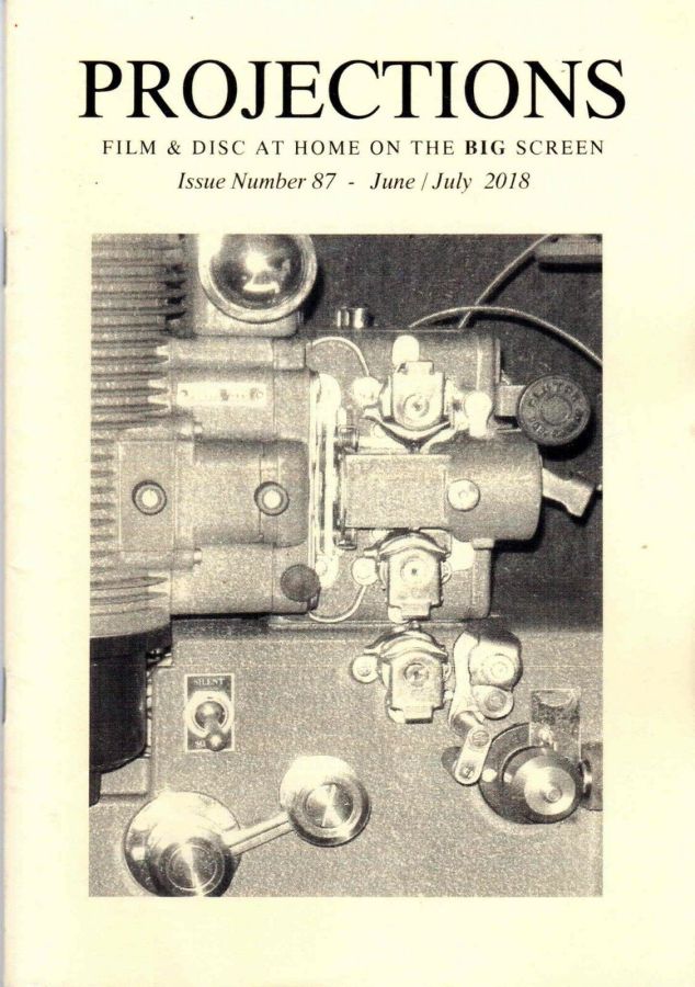PROJECTIONS (UK) magazine side cover Issue 87  June/July 2018