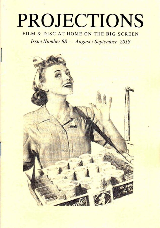 PROJECTIONS (UK) magazine side cover Issue 88  August/September 2018