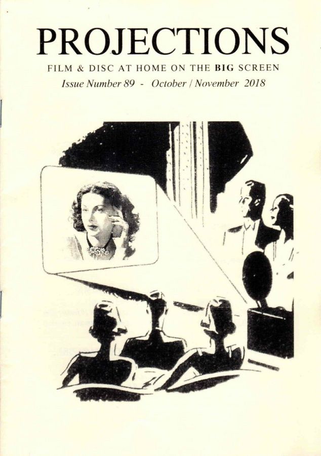 PROJECTIONS (UK) magazine side cover Issue 89  October/November 2018
