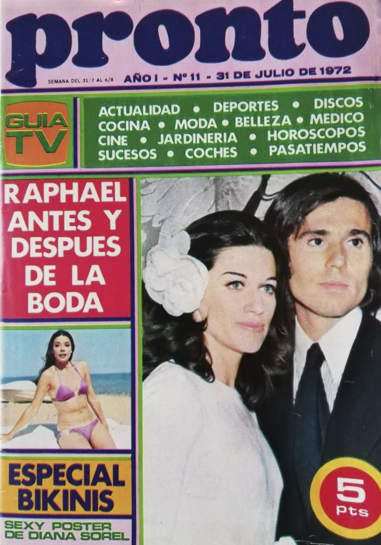 PRONTO magazine side cover Issue 11 31 July 1972