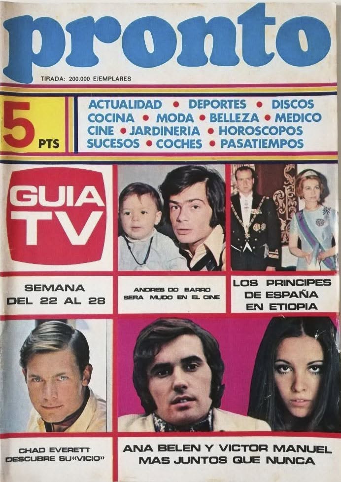 PRONTO magazine side cover Issue 1   1972
