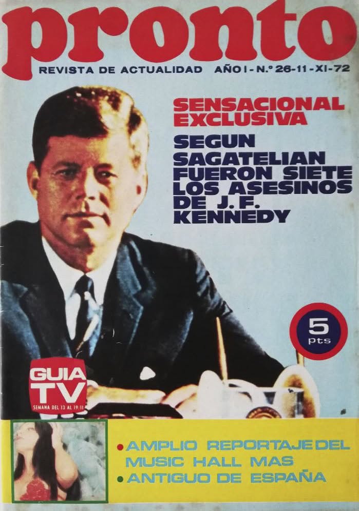 PRONTO magazine side cover Issue 26   1972