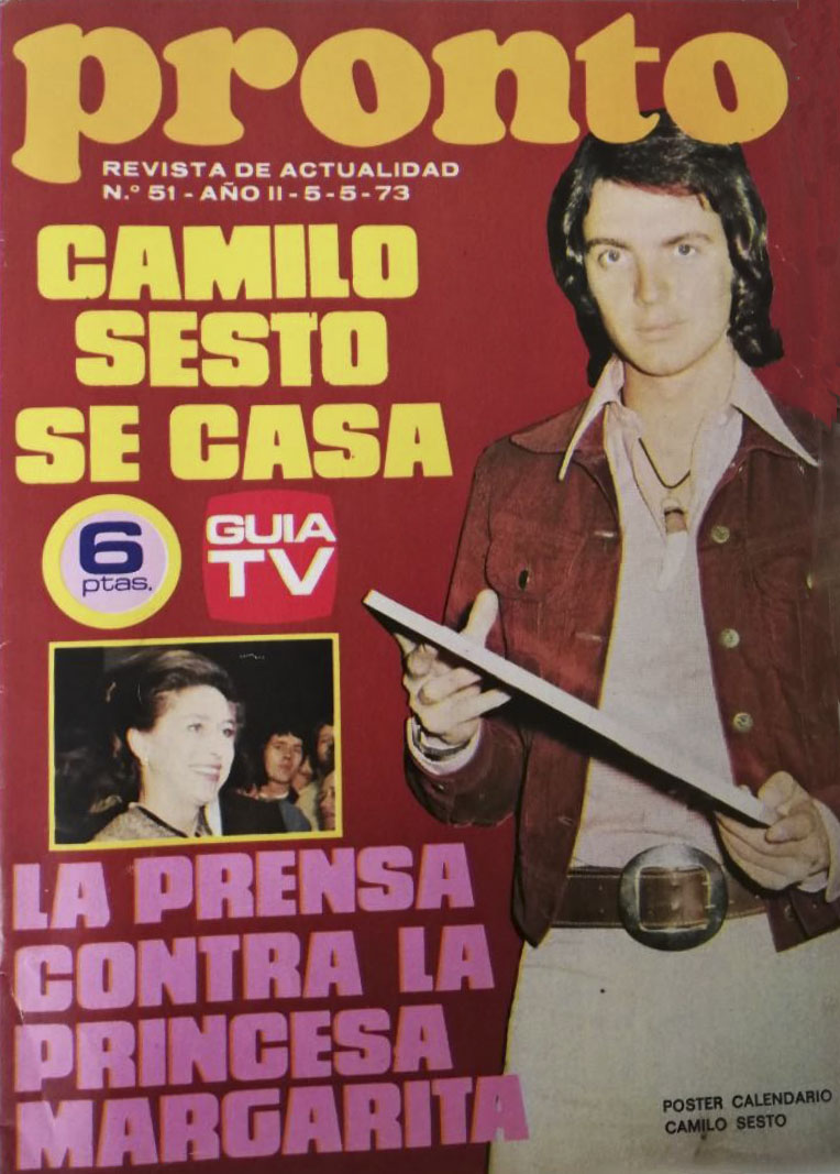 PRONTO magazine side cover Issue 51 5 May 1973