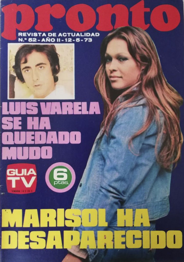 PRONTO magazine side cover Issue 52 12 May 1973