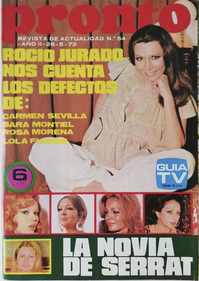 PRONTO magazine side cover Issue 54 26 May 1973