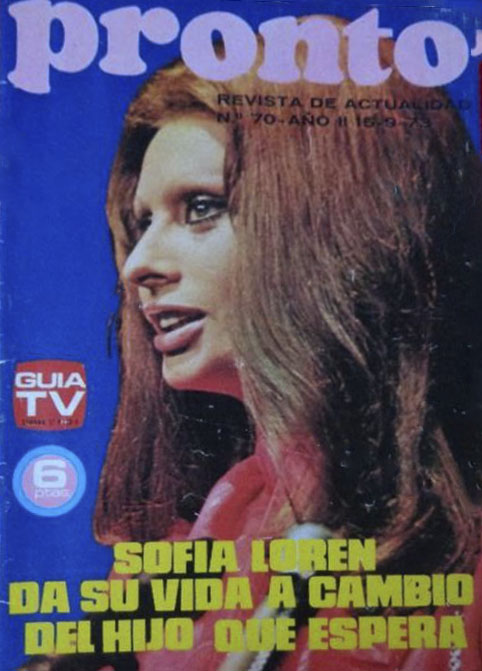 PRONTO magazine side cover Issue 70 15 September 1973