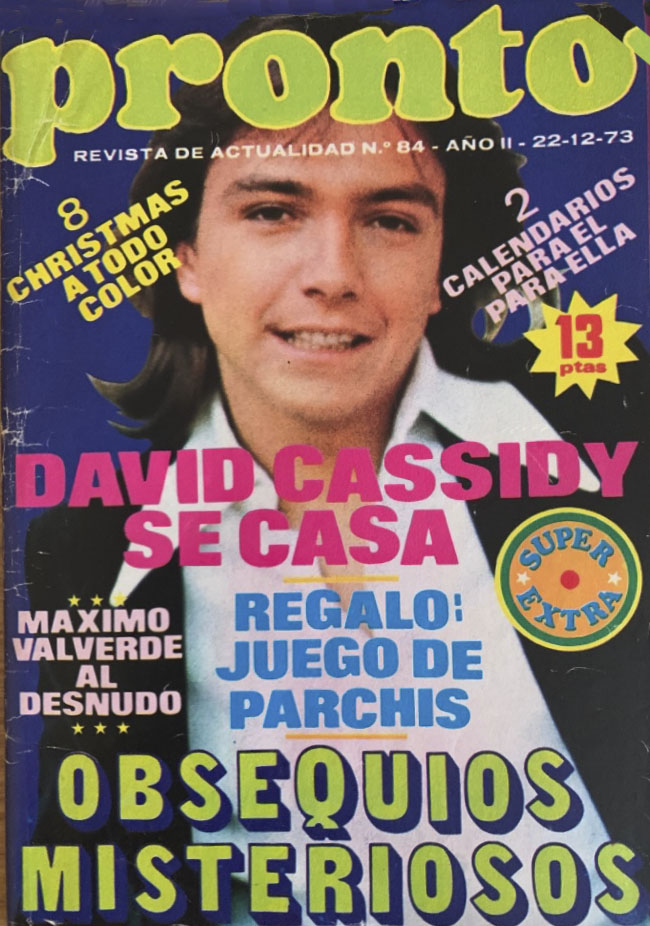 PRONTO magazine side cover Issue 84 22 December 1973