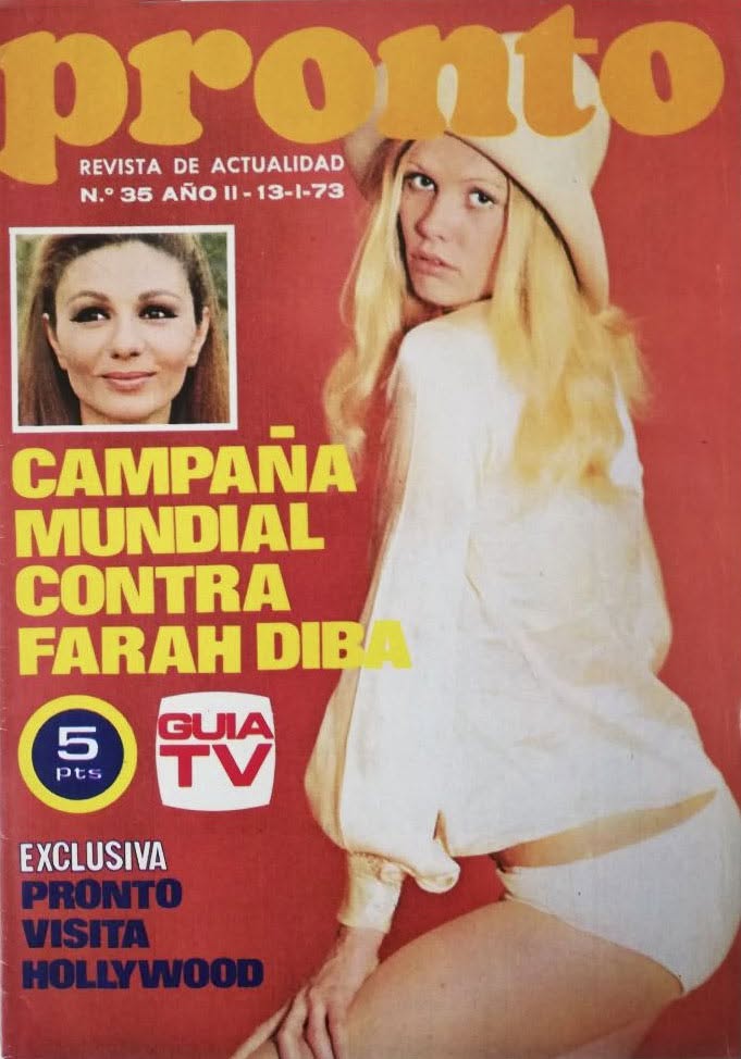 PRONTO magazine side cover Issue 35   1973