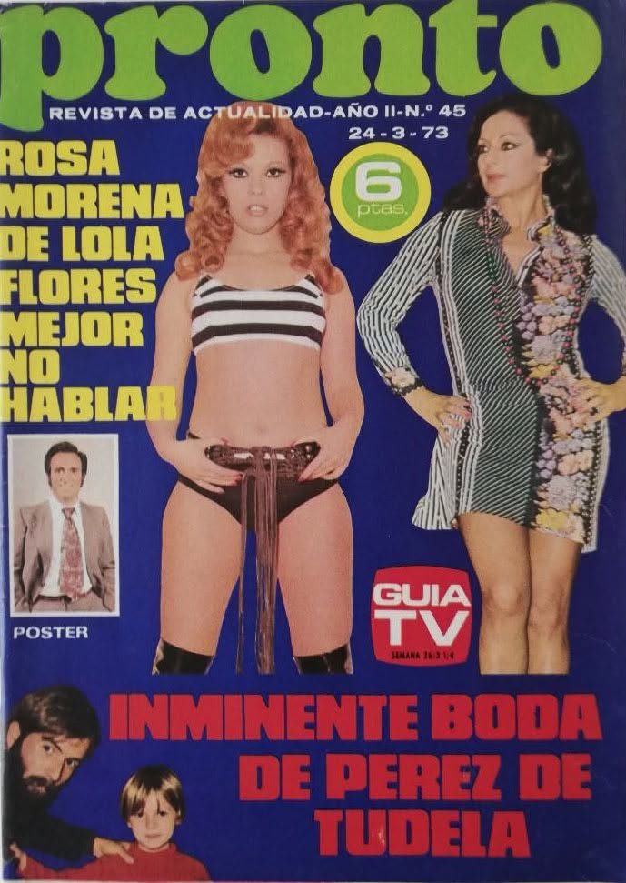 PRONTO magazine side cover Issue 45   1973