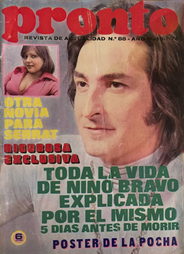 PRONTO magazine side cover Issue 88 19 January 1974