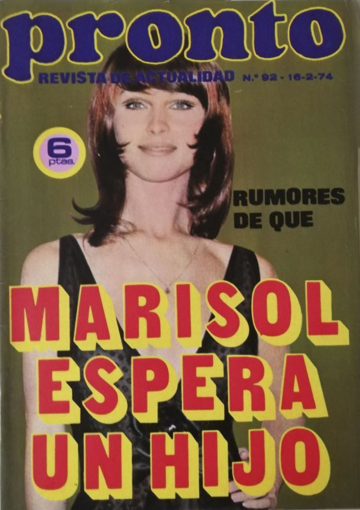 PRONTO magazine side cover Issue 92 16 February 1974