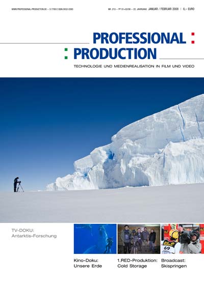 PROFESSIONAL PRODUCTION magazine side cover January/February 2008