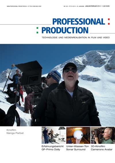 PROFESSIONAL PRODUCTION magazine side cover January/February 2010