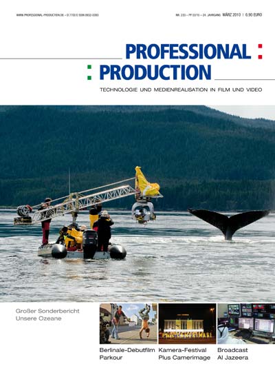 PROFESSIONAL PRODUCTION magazine side cover March 2010